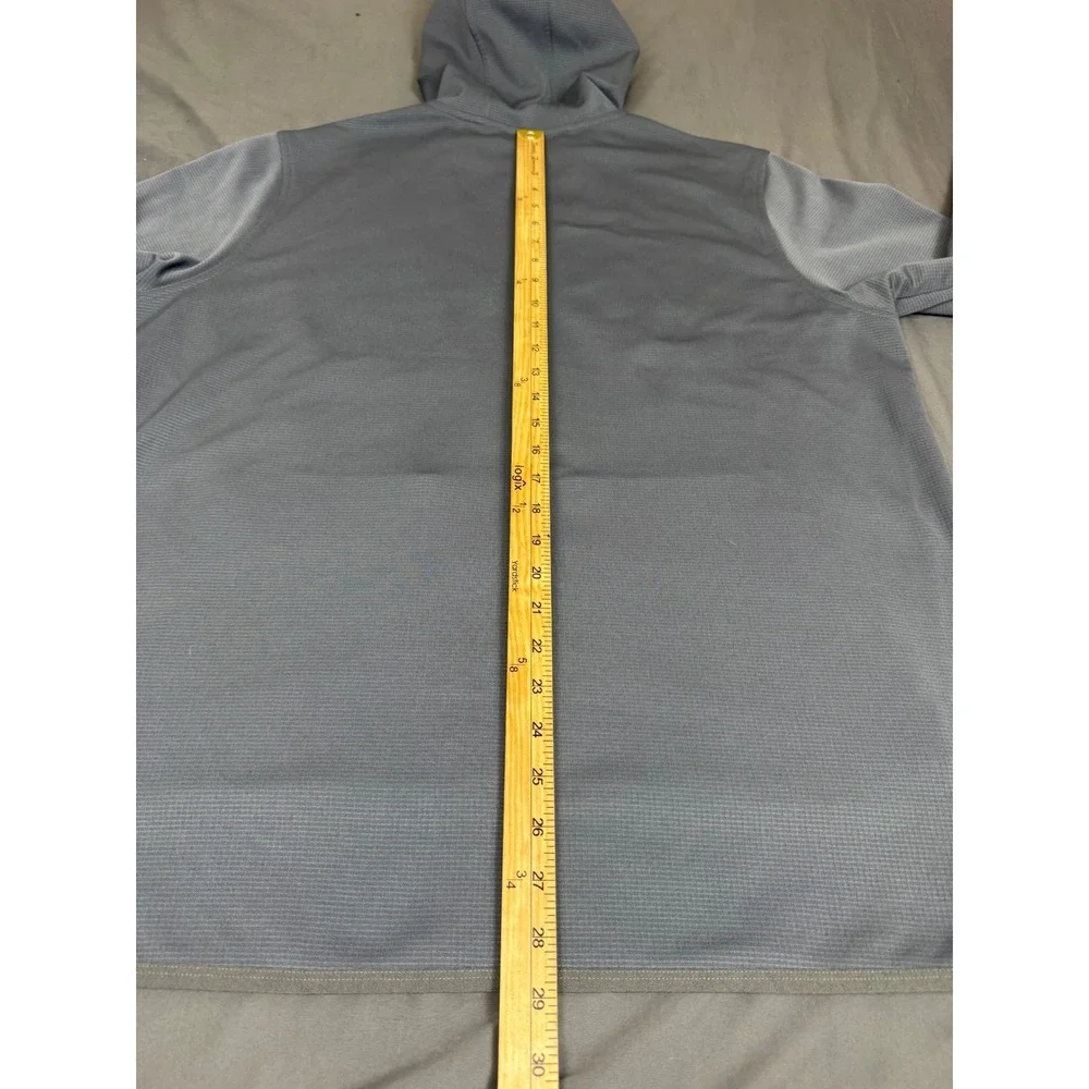 The North Face Mens Proteus Hoodie Gray Full Zip Active Jacket NF0A2SZF XL